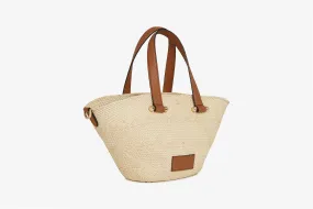 Small Palm Basket - Natural Iraca Palm