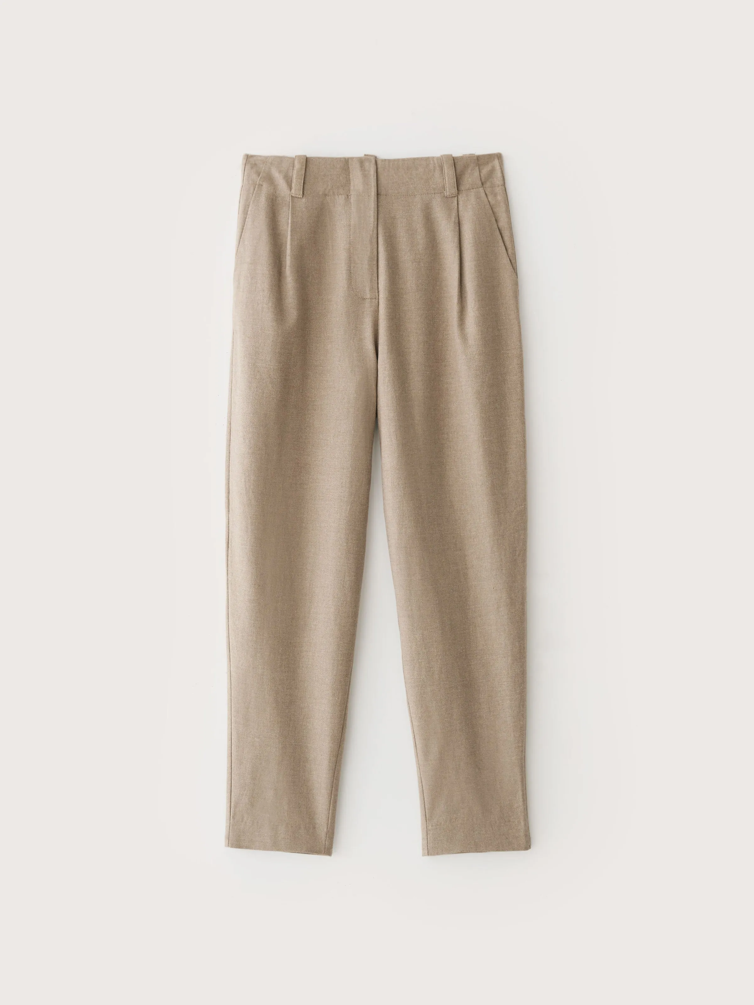 The Amelia Balloon Pant in Light Brown