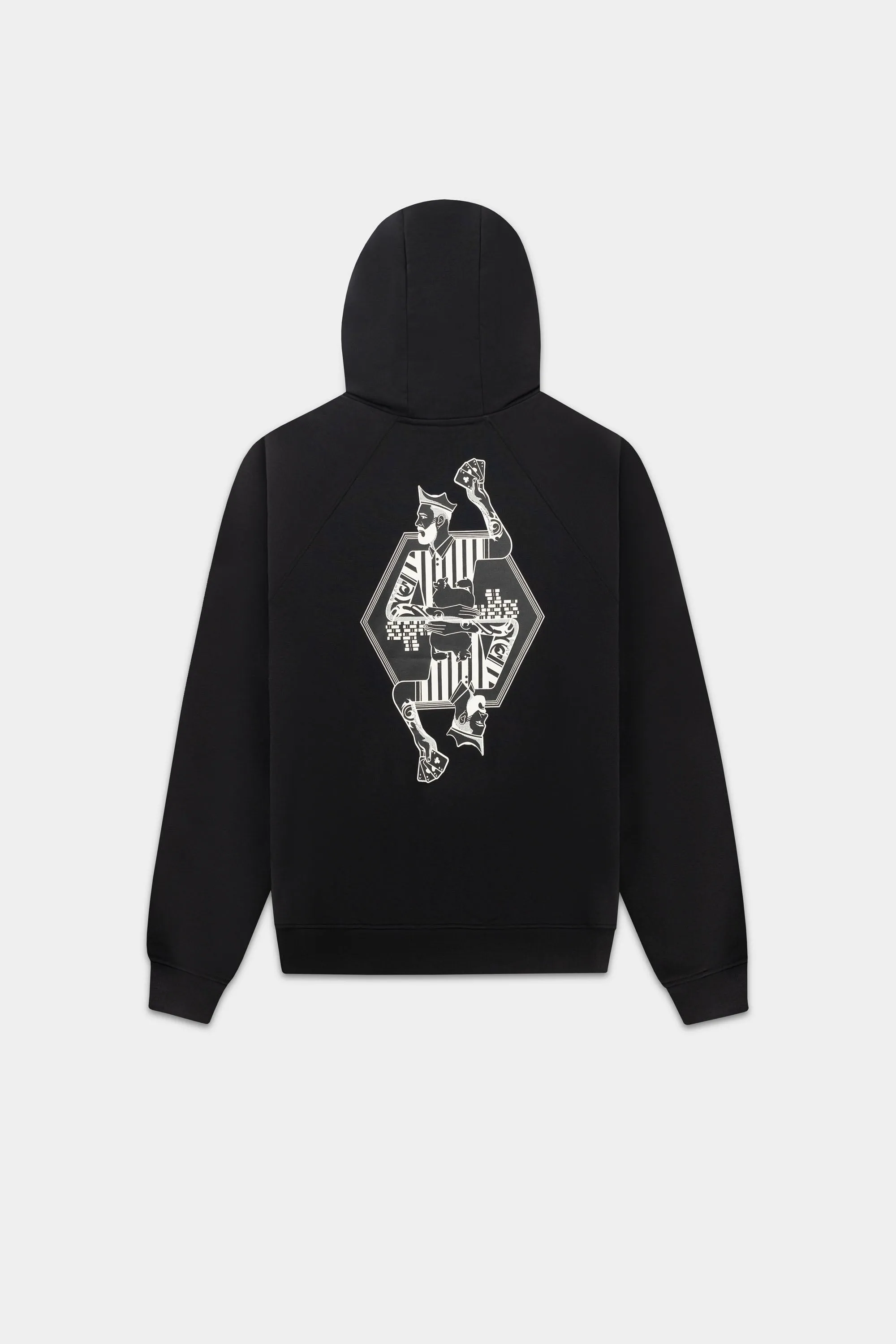 The Club Box Fit Hoodie Jet Black