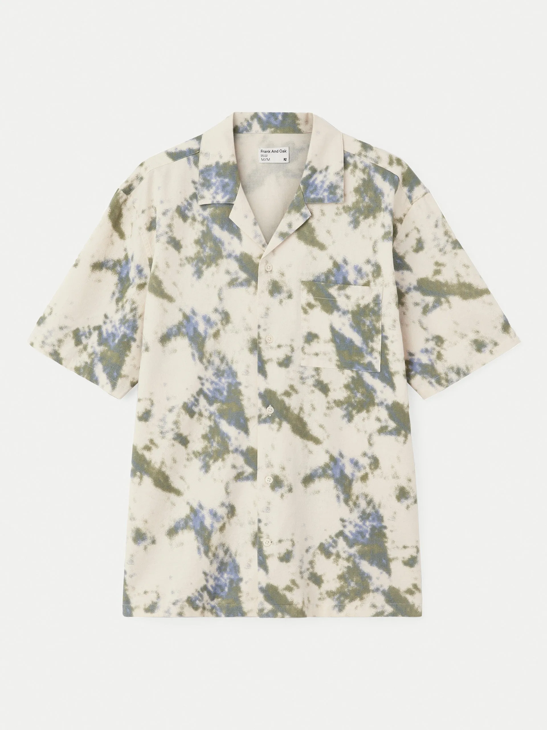 The Fluid Camp Collar Shirt in Cloud