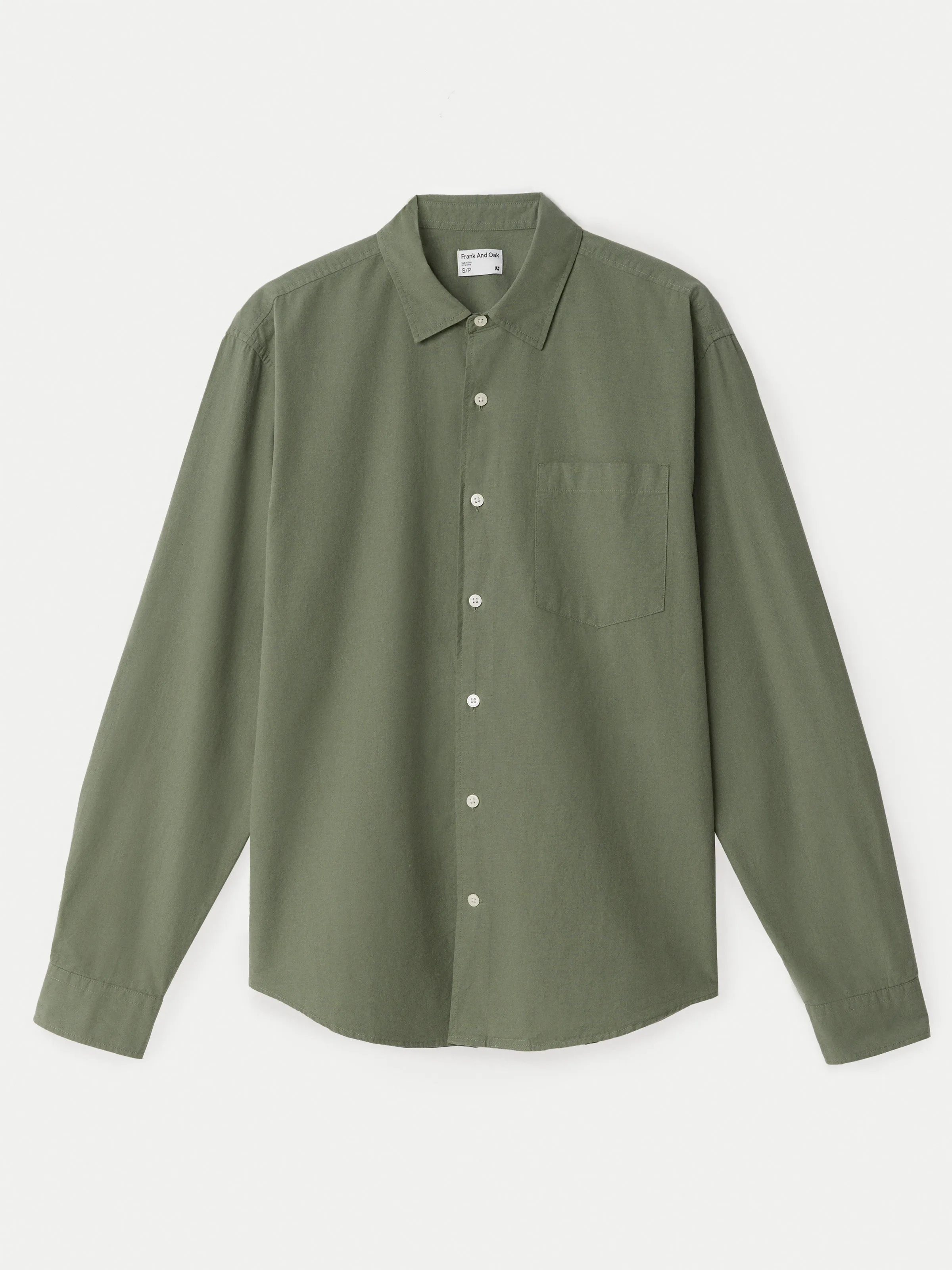 The Kapok Poplin Shirt in Agave