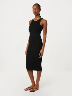 The Ribbed Tank Dress in Black