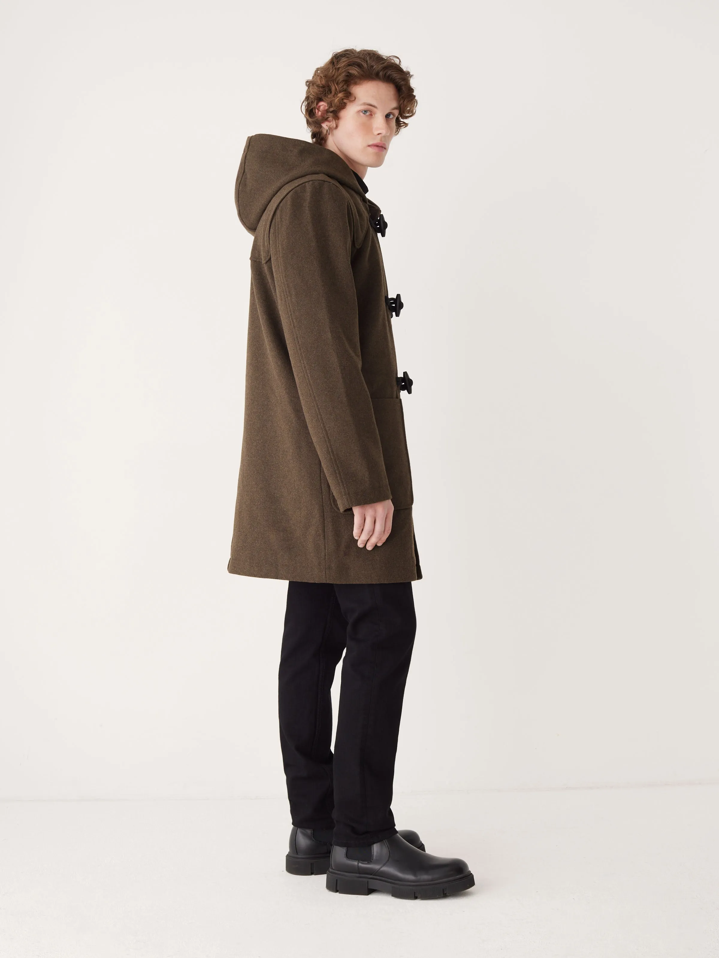 The Richard Duffle Coat in Brown Heather