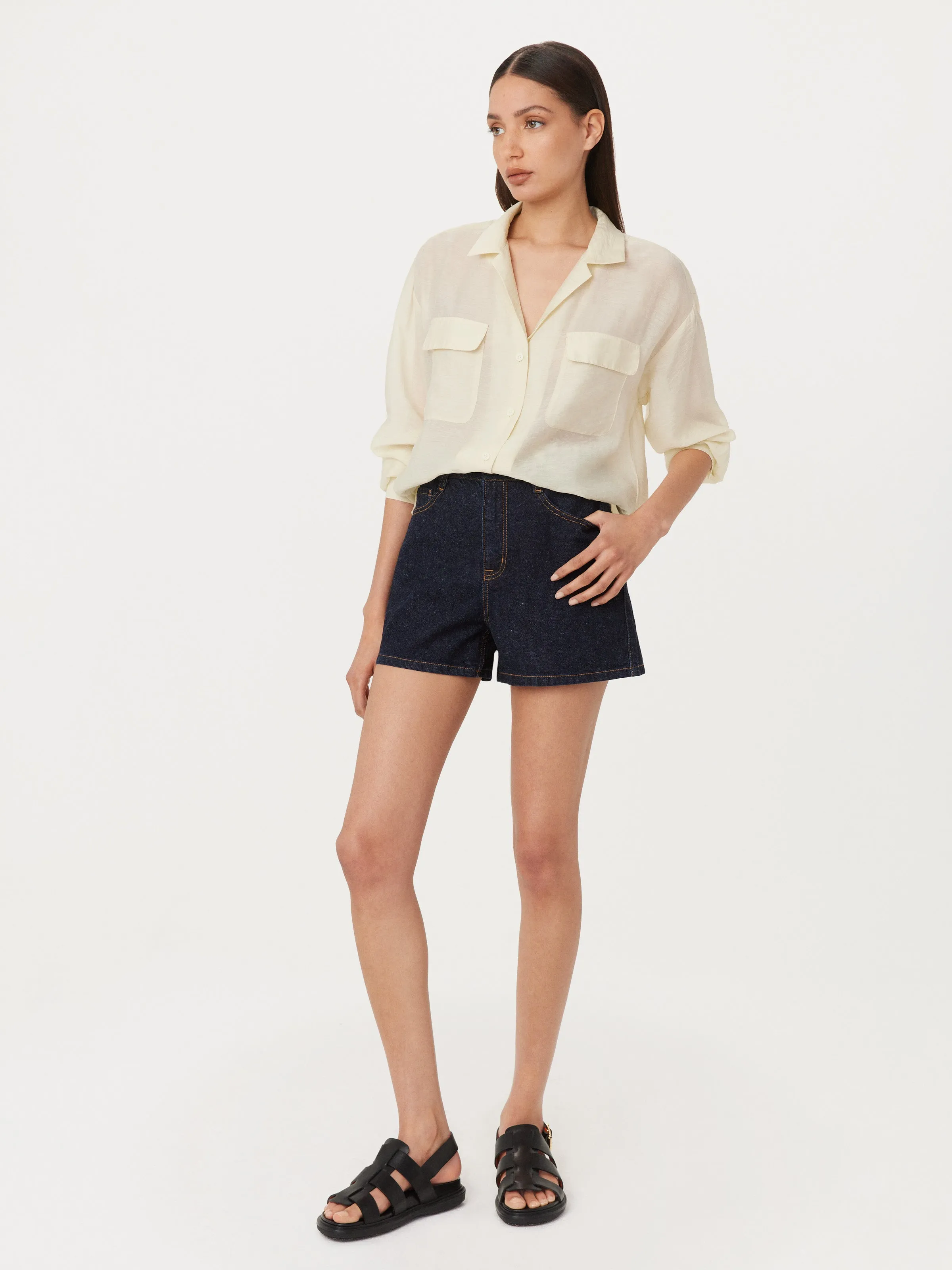 The Sheer Blouse in Afterglow