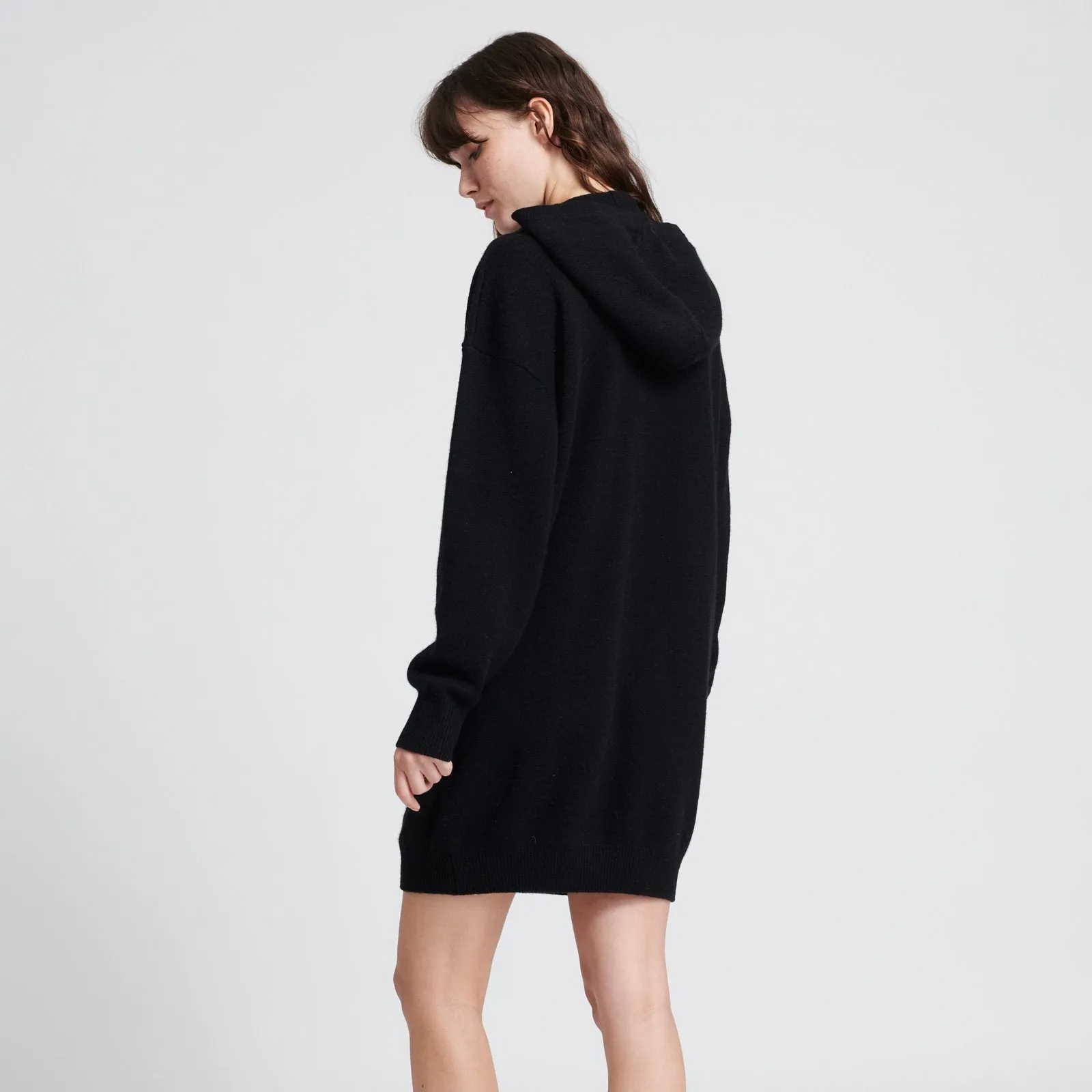 Wool Cashmere Sweatshirt Dress