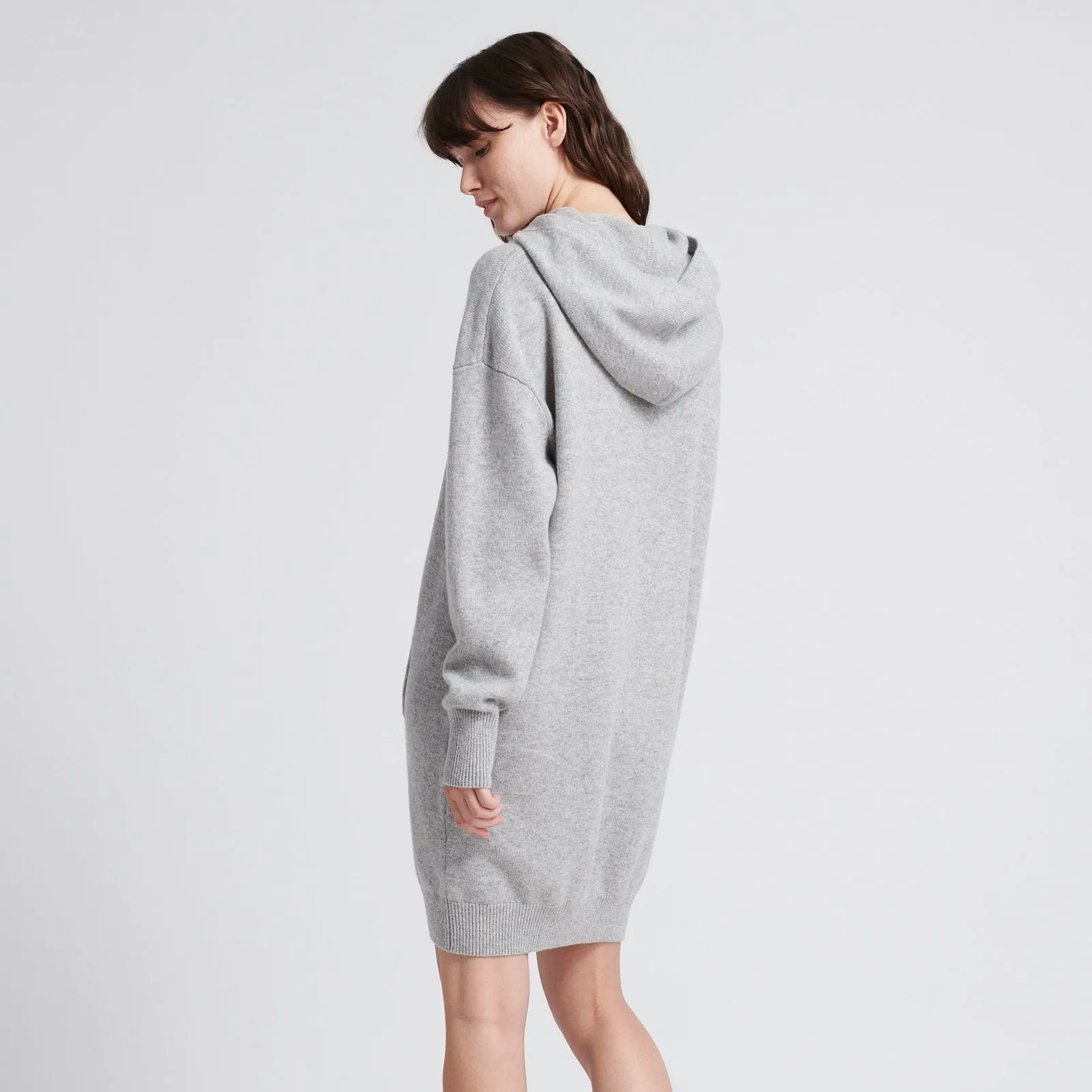 Wool Cashmere Sweatshirt Dress