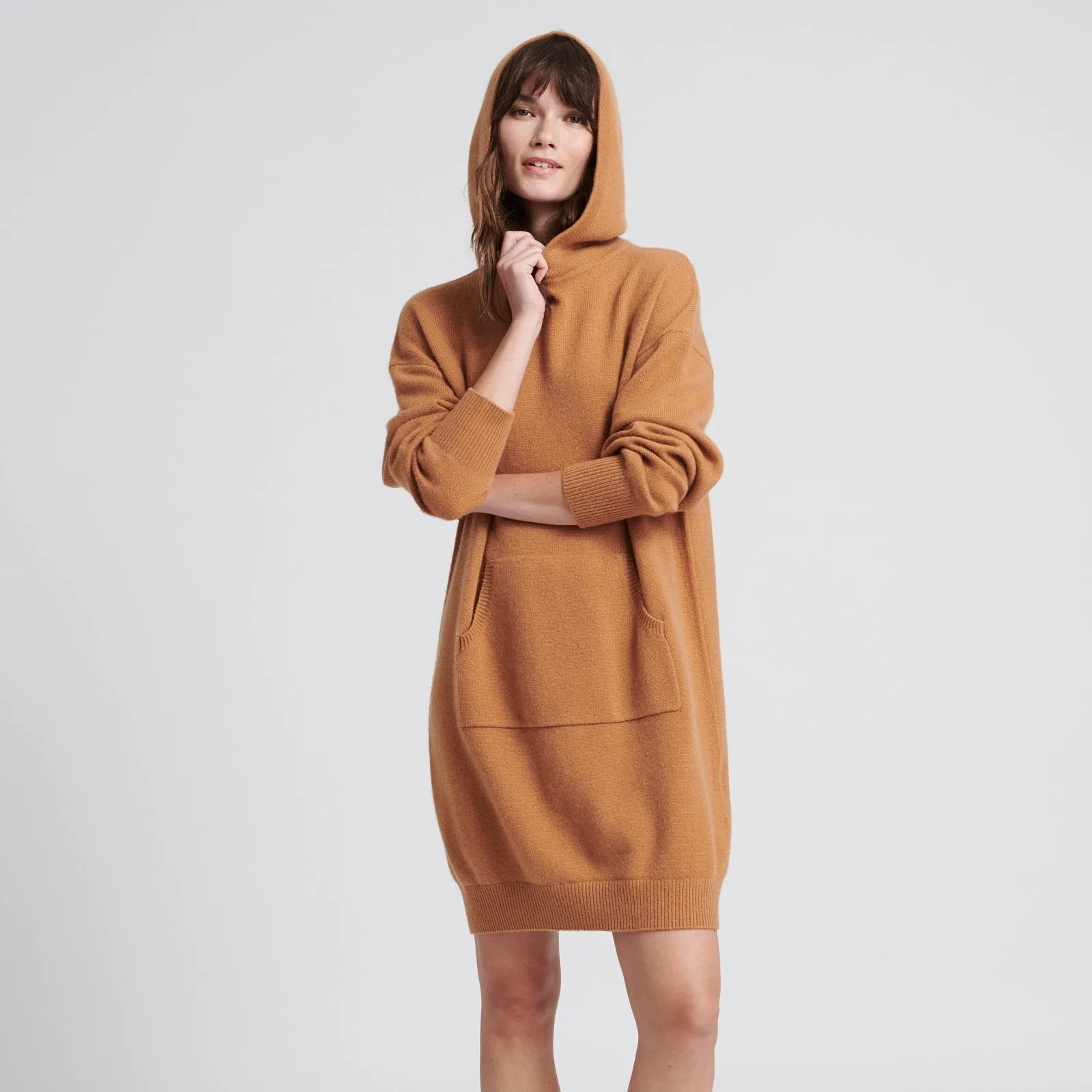 Wool Cashmere Sweatshirt Dress