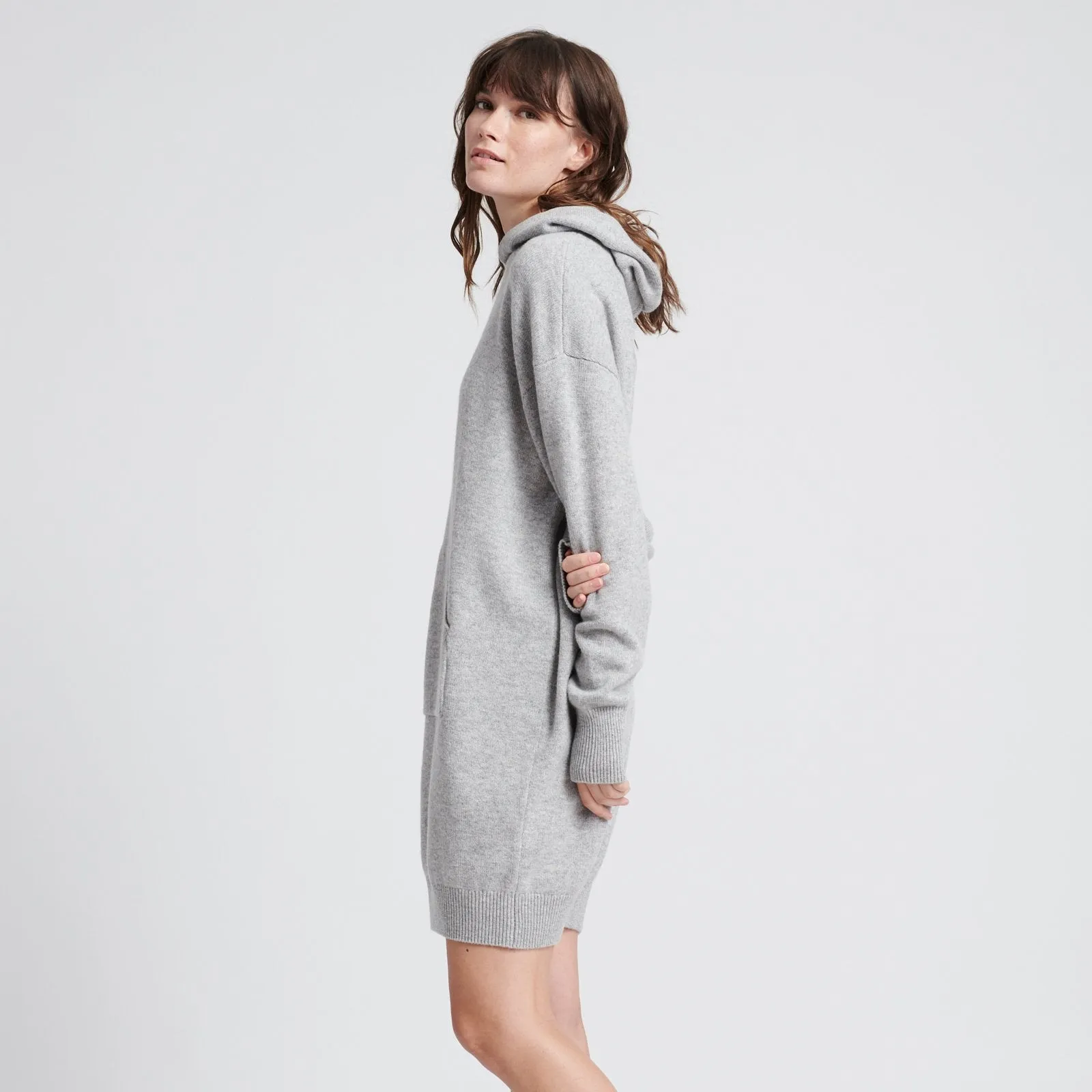 Wool Cashmere Sweatshirt Dress